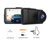 KQQ Car Dash camera 4k for Cars Ront and Rear Dual Lens Auto Car Dvr Built-in Wifi Support WDR Night Vision 24H Parking Monitor