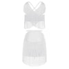 Sparkly Rhinestone & Tassel Fringe Two-Piece Latin Tango Dance Outfit Set