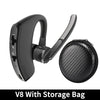 VAORLO V9 Bluetooth Earphone Sport Driver Car Wireless Headphone With Mic HD Handsfree Calling Stereo Muics Business Headset V8