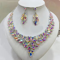 Statement Necklace Earrings Set