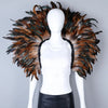 Festival Carnival Feather Shoulder Shawl