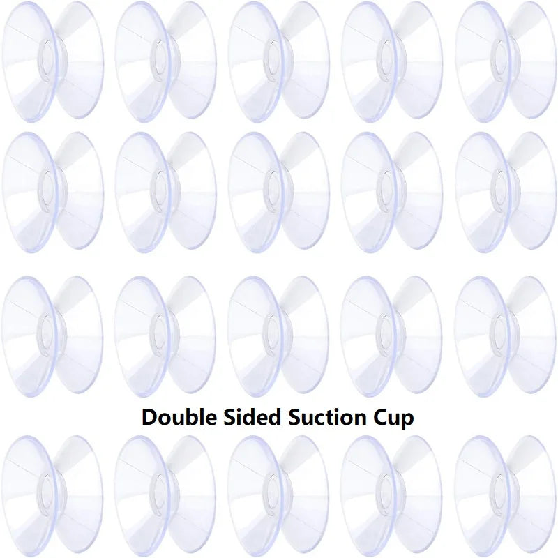 20/30/40mm Double Sided Suction Cup Vacuum Double-sided Sucker for Glass Table Top Non-slip Bumpers Spacers Window Suction Cups