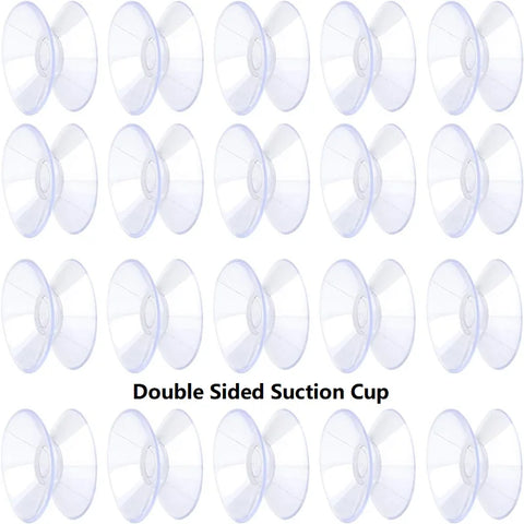 20/30/40mm Double Sided Suction Cup Vacuum Double-sided Sucker for Glass Table Top Non-slip Bumpers Spacers Window Suction Cups