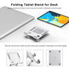 ST04 Swivel Tablet Stand Aluminum Portable 360 Rotating Tablet Stand Holder for Desk Business Kitchen Desktop for IPAD