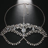 Exaggerated Rhinestone Masquerade Jewelry Face Mask