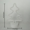 Green Christmas tree neon light, LED desktop decoration, battery/USB power supply, room bar party Christmas decoration