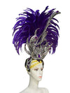 The Stardust Zenith – Premium Feathered Carnival & Samba Crown Headdress