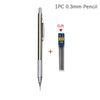 0.3 0.5 0.7 0.9 1.3 2.0mm Mechanical Pencil Set Full Metal Art Drawing Painting Automatic Pencil with Leads Office School Supply