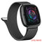 black / Smaller (5.5 - 8 inch) / For Fitbit Versa 4