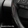 2x Carbon Fiber Universal Car Steering Wheel Cover 38cm 15inch Steering Wheel Booster Anti-skid Car Decoration Auto Accessories