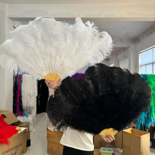 90CM Ostrich Feather Fans