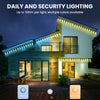 100ft 60-Light Smart RGB LED Eaves Lighting LED light strip - 75 Color Modes, Remote & App Control, Waterproof Outdoor Dec