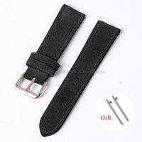 Amazfit Leather Watch Strap Vintage Suede Quick Release - Handmade Stitching