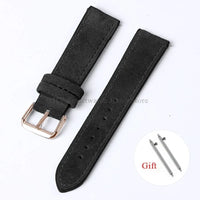 Motorola Moto Vintage Suede Leather Quick Release Watch Band Strap