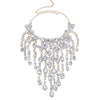 Rhinestone Waterdrop Necklace