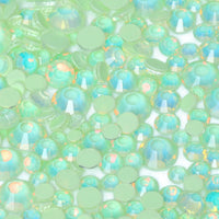 SS6-SS20 Mix Size Mocha Opal High Quality Flat-Back Glass Rhinestones