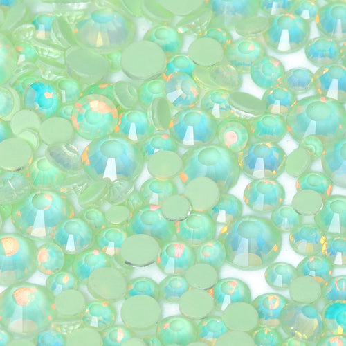 SS6-SS20 Mix Size Mocha Opal High Quality Flat-Back Glass Rhinestones