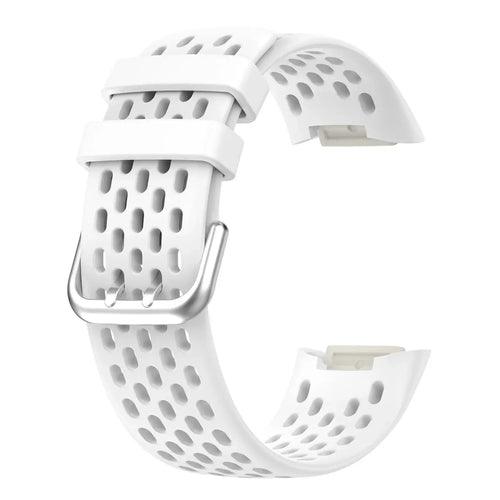 Fitbit Charge 5 6 Silicone Band - Soft Flexible Waterproof