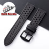 OnePlus Watch Band Quick Release Leather Strap Vintage Brown Wristband
