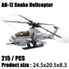 2024 Sluban WW2 Military Russia Air Weapon Mi-24 Helicopters Hind Model Building Blocks Classics Fighter Bricks Plane Toy