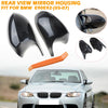 1 Pair Car Rearview Mirror Cap Side Mirror Cover Fit For BMW E90 E91 2005-2007 E92 E93 E81 E82 E88 E87  Pre-LCI Car Accessories