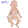 IVITA WB1528 43см 2508г 100% силікон для всього тіла Reborn Baby Doll Реалістичні чоловічі дитячі іграшки з одягом для дітей Ляльки Подарунок