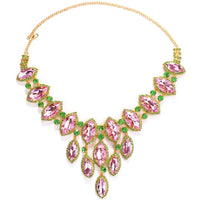 Multicolored Rhinestone Crystal Necklace