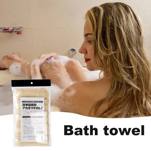 Exfoliator Washcloth Body Scrubber Scrub Towel Rough Washcloths Reusable Loofah Cloth Exfoliator Wash Cloth For Bath Shower