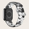 black and white leopard / 38mm 40mm 41mm (42mm S10 & S11)