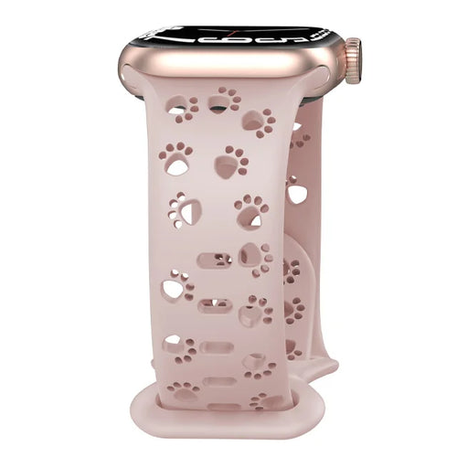 Apple Watch Silicone Strap - Soft Hollow-Out Cat Pattern