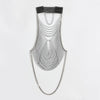 Crystal Chest Chain Body Harness Crop Top & Festival Party Jewelry