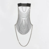Crystal Chest Chain Body Harness Crop Top & Festival Party Jewelry