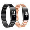 Fitbit Inspire 2, 1, HR Stainless Steel Strap - Elegant Metal Band