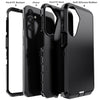 Black For Samsung Galaxy A16 5G Case Heavy Duty Shockproof Hard Protective Rugged Hybrid 3in1 Layers Cover