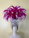 The Stardust Luminary Crown – Pink & Lavender Samba Carnival Headdress