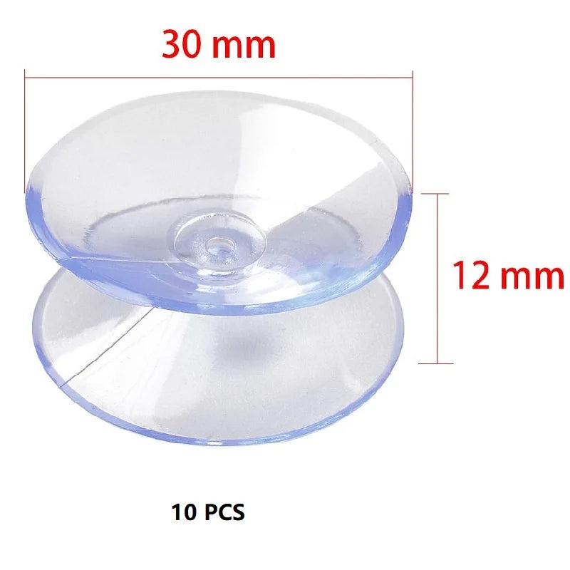 20/30/40mm Double Sided Suction Cup Vacuum Double-sided Sucker for Glass Table Top Non-slip Bumpers Spacers Window Suction Cups