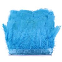 Professional Turkey Feather Fringe Trim 10-15cm