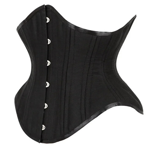 20 Steel Bone Cotton Underbust Corset Heavy Duty Waist Trainer Cincher