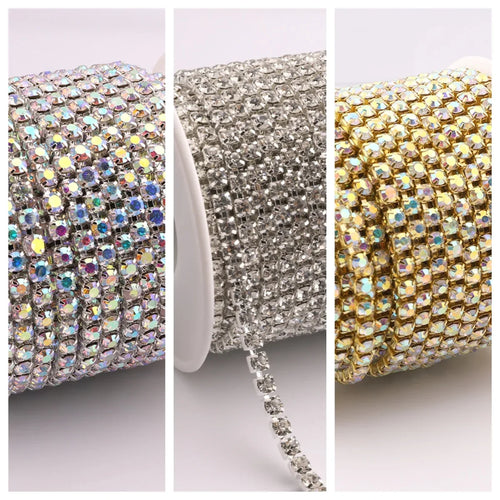 The Stardust Sparkle Claw – Premium Glass Crystal Strass Rhinestone Trim