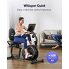 Recumbent Exercise Bike for Home with Smart Bluetooth and Exclusive App Connectivity, LCD, Heart Rate Handle