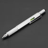 7 in1 Multifunction Ballpoint Pen With Modern Handheld Tool Measure Technical Ruler Screwdriver Touch Screen Stylus Spirit Level