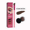 3Color Eyebrow Pomade Eyebrow Eyeliner Gel Waterproof Long-lasting Tinted Sculpted Brow Gel with Brush Eyebrow Stamp Pencil Kit