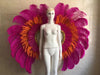 Two-Tone Feather Wing Backpiece Stage Costume Accessory