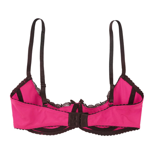 Lace Underwire Half-Cup Balconette Bra