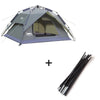 Desert Fox Family Camping Tent 3 Person Outdoor Automatic Tents Instant Set-up Pop-up 2/3 Ways Use Tent for Beach Hiking Travel