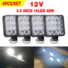 4 PCS 12V LED Light Bar 48W Mini LED Work Light Off Road Spotlight for Jeep Truck 4X4 Car SUV ATV Barra LED Headlights