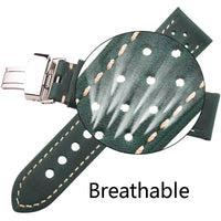 Samsung Galaxy Watch Leather Band Breathable Stylish Design