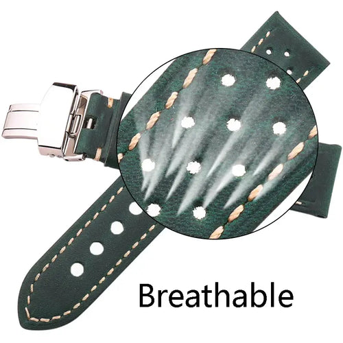 Ticwatch Leather Band - Breathable Design for Comfort