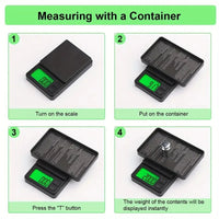 100/500g 0.01g mini digital scale high precision electronic pocket scale jewelry weight kitchen portable electronic scale EzBuyCo