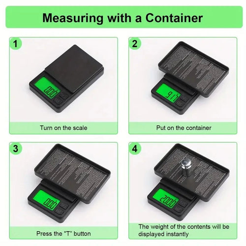 100/500g 0.01g mini digital scale high precision electronic pocket scale jewelry weight kitchen portable electronic scale EzBuyCo